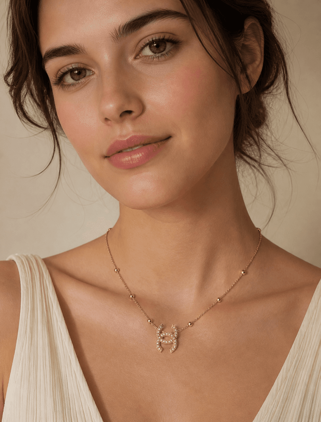 Crystal Designer Gold Plated Necklace for Women - view 2